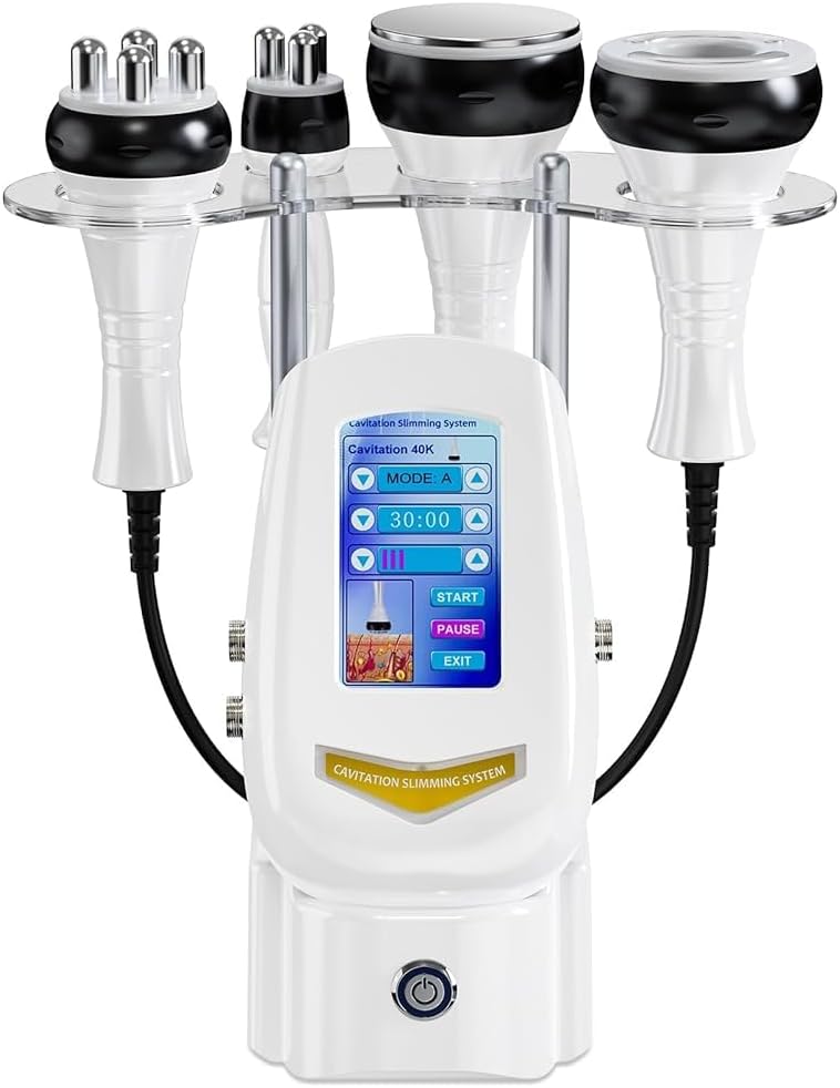 Ibtyzo appareil de massage, Noir, anticellulite 40K, machine 4 en 1 cavitation ultrasonore et radiofréquence