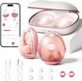 momcozy Tire-laits, Gris, Air 1 Tire-Lait Portable Mains Libres Ultra-Fin avec Application