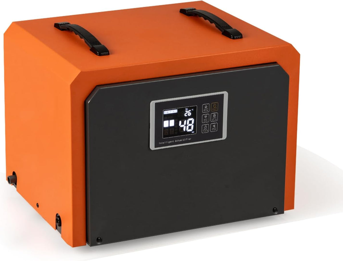 SOARS déshumidificateur, 60 L, Blanc, Professionnel /Jour avec Protection Température, Électrique Portable avec Minuterie 24H pour Cave