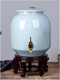 ksxnkhk fontaine à eau, 5 L, 7,5 L, 10 L, 15 L, 25 L., 5 L, 33069, Pot à Eau en Terre Cuite avec Couvercle