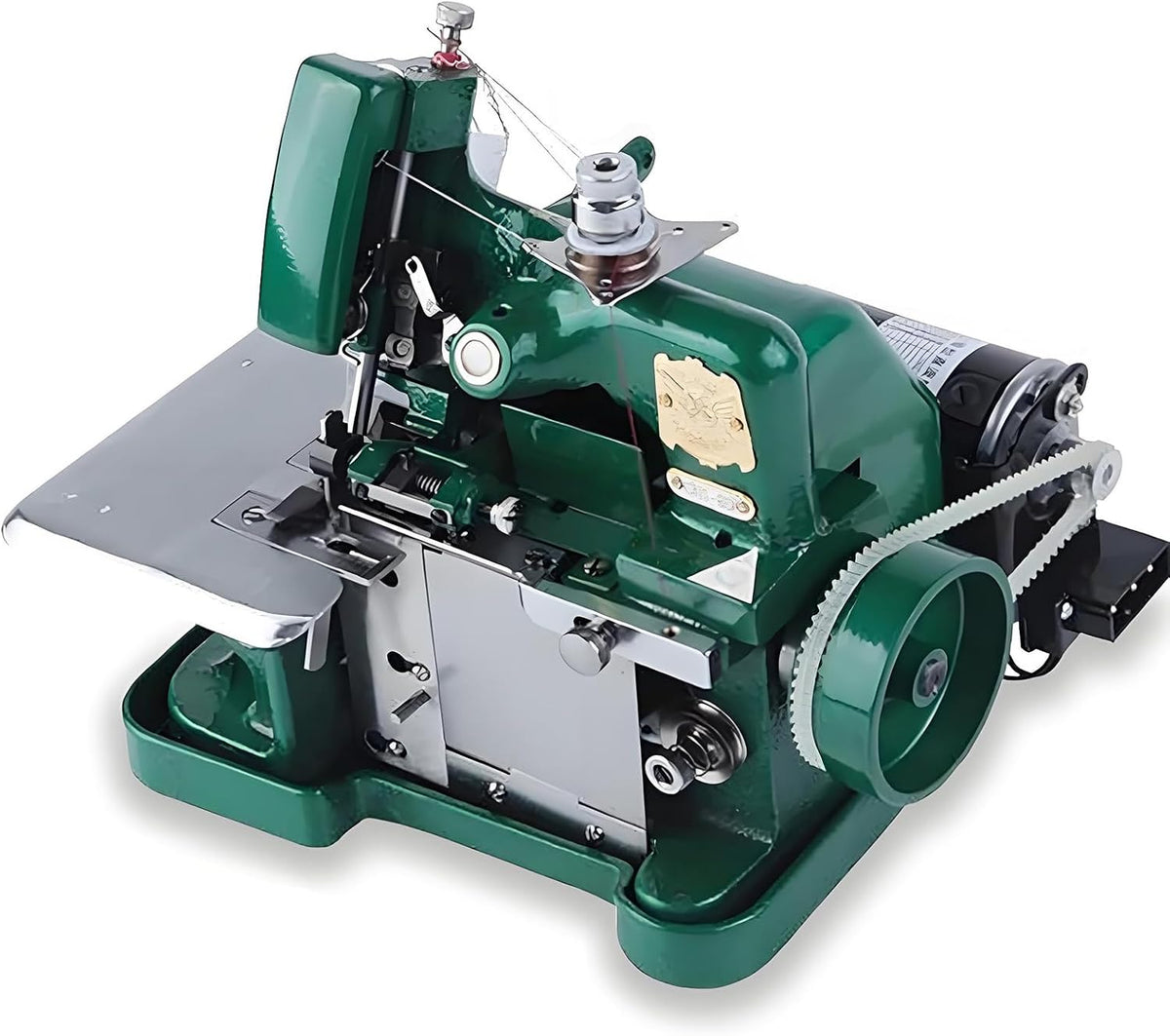 Machine surjeteuse, Gris, à coudre, portable, 3000 points/min, longueur de point réglable, outil de couture robuste pour cuir et tissu