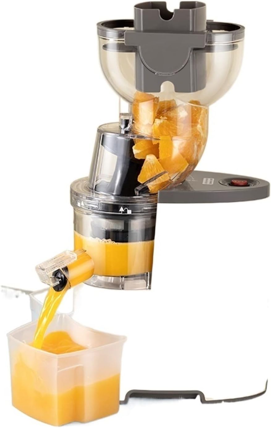 7LiuYueFei6 Extracteurs de jus à vis simple, 220 V, Beige, Extracteur de jus Automatique, Multifonctionnel