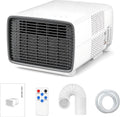2700 déshumidificateur, 15,7 po x 11,8 po x 10 po, 110/220 Compatible, 2700 BTU, 280 W, Blanc, BTU Portable AC pour le camping