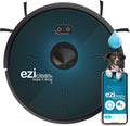 EZICLEAN robot aspirateur, Noir, laveur connecté ® Aqua connect x650