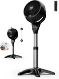Vornado Ventilateurs sur pied, 73,7 cm, 99 cm, Noir, 6803 OSC Circulateur sur pied avec oscillation, télécommande incluse