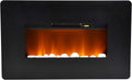 Livinxs cheminée électrique, Kamin Polar, 220 Volt, 1000 W, 2000 W, Noir, Murale Polar, Puissance de Chauffage réglable ( / ) avec Effet Flamme