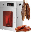 Boîte déshydrateur alimentaire, 800 W, Acier inoxydable, Noir, à biltong professionnelle, séchoir à viande rotatif à 360°