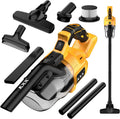 KXX Aspirateurs à main, 20 V, 500 W, Noir, Aspirateur De-Walt sans Fil pour Batterie, aspirateur électrique 5 en 1 Puissant