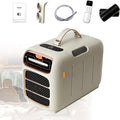 Lissontine déshumidificateur, 40 à 45 dB, 4800 BTU, ABS, Blanc, Mini Climatiseur de Camping pour Tente, Alternative pour Jours de Pluie