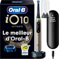 Oral-B Rotatives, Doré, Brosse à Dents Electrique iO 10, Brossette de Rechange, Lunar Gold