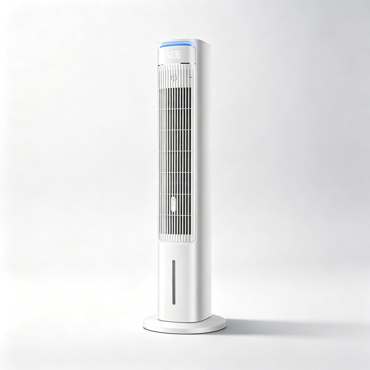 CSPJPIZIYB rafraîchisseur d'air, 102 cm, 5 L, Plastique ABS, Blanc, Ventilateur Tour Portable avec Réservoir D'eau