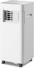 climatiseur portable HUANQIN, 12000 BTU, 28 m, 5000 BTU, Blanc, Climatiseur Mobile Refroidit ², Unit.é Climatisation 3-en-1 avec Déshumidificateur