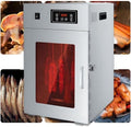 GYKOZY déshydrateur alimentaire, 340 × 400 × 550 mm, 800 W, 220 V, Acier inoxydable de qualité alimentaire, Argenté, Séchoir à Viande Commercial