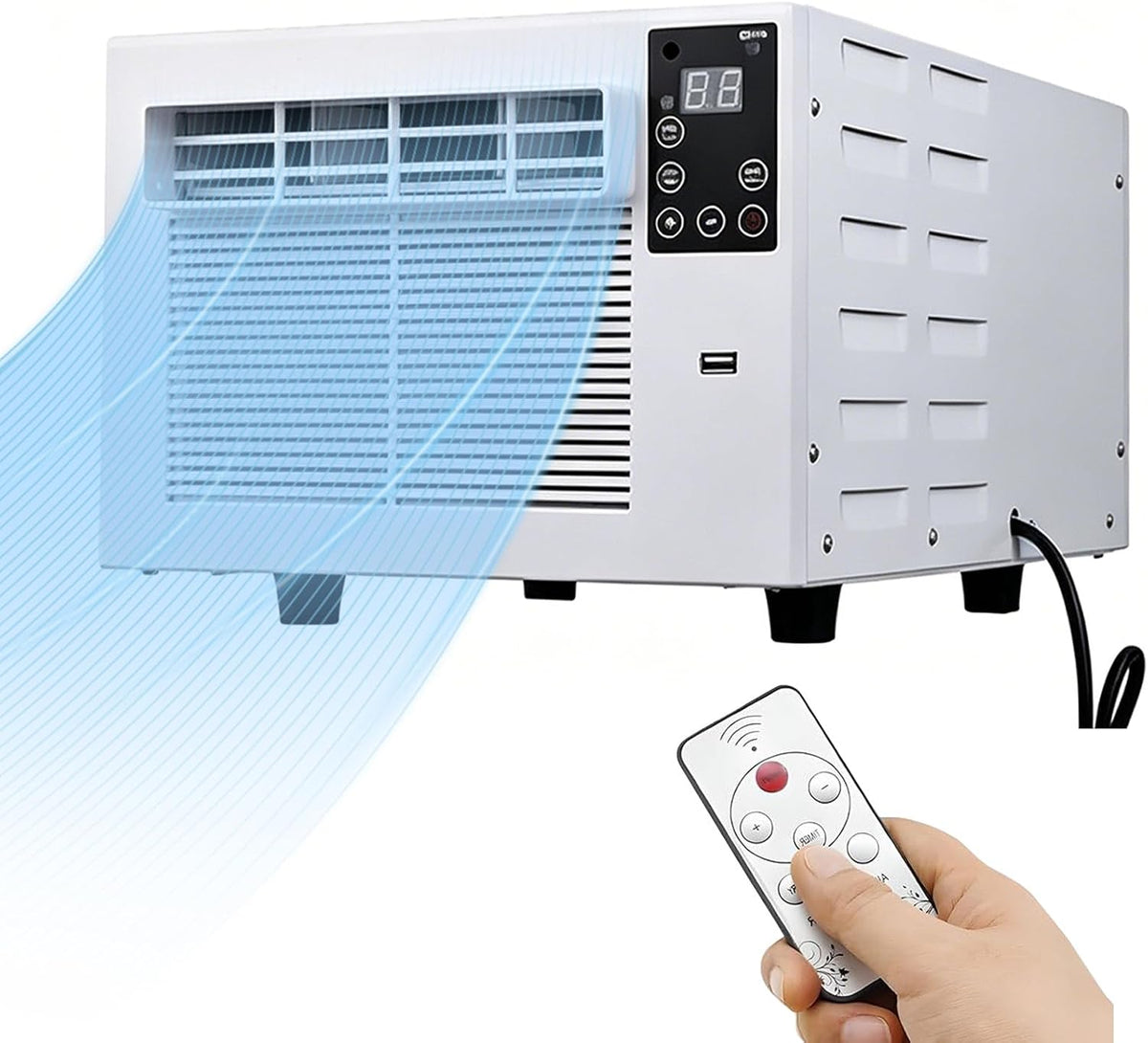 Gaoyongyong déshumidificateur, 29 x 23 x 46 cm, 220 V/110 V, <45 dB, Blanc, Climatiseur Et Portables, Refroidissement Rapide