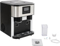 YIEMJS machine à glaçons, 34 × 45,5 × 45,5 cm / 13,39 × 17,91 × 17,91 pouces, 600 g / 1,32 lb, 120-180 W, 220-240 V / 50 Hz, noir