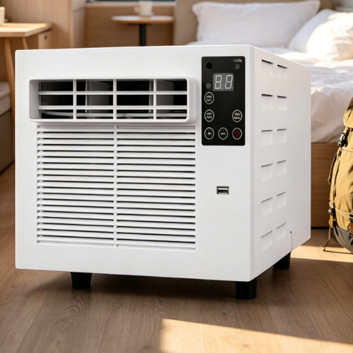 ErShangMao climatiseur portable, 460 x 285 x 230 mm, 280 W, 45 dB, 1876 Btu, Blanc, Climatiseur Mobile, Puissance De Refroidissement