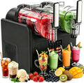 ZXINXIN Machines à granité, 430 W, Noir, Machine à Granités de Comptoir et Glace Italienne, La consistance réglable convient aux granités au café