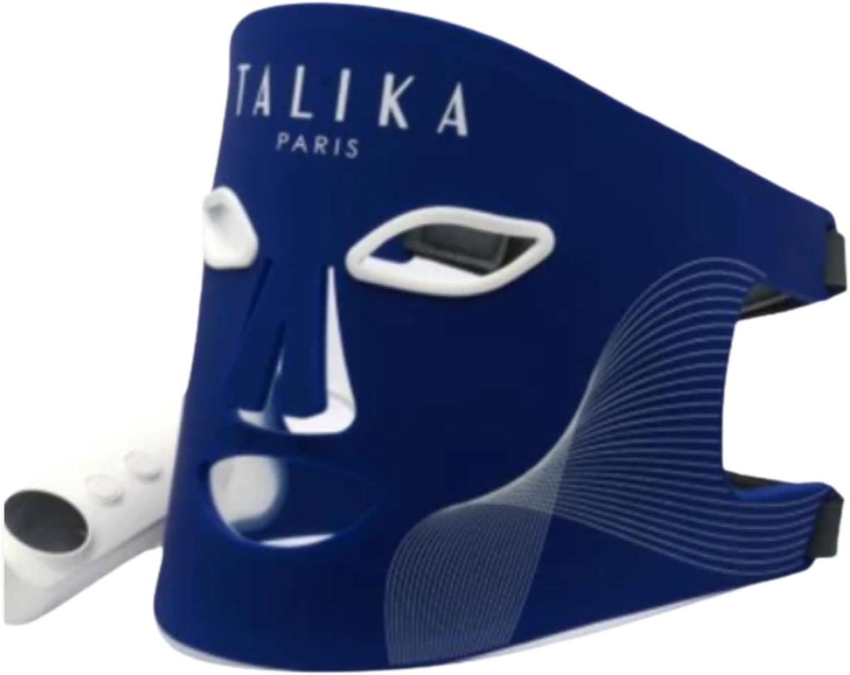 TALIKA Masques, Noir, I Masque LED Biomimétique I Light Therapy I 6 Programmes I Anti-âge