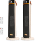 Aigostar Radiateurs soufflants, 2000 W, Noir, Chauffage Electrique sur pied, Chauffage Céramique PTC, 4 Niveaux de Chauffage