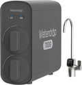 Waterdrop Filtres pour systèmes apparents, Noir, G5P700 Filtre à Eau à Osmose Inverse avec Robinet LED Intelligent