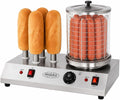 HAKKA FOOD PROCESSING Appareils à hot dog, 220 V, 960 W, Noir, Hakka Machine à Hot-Dogs Professionnelle avec 4 Fentes Pour Toast