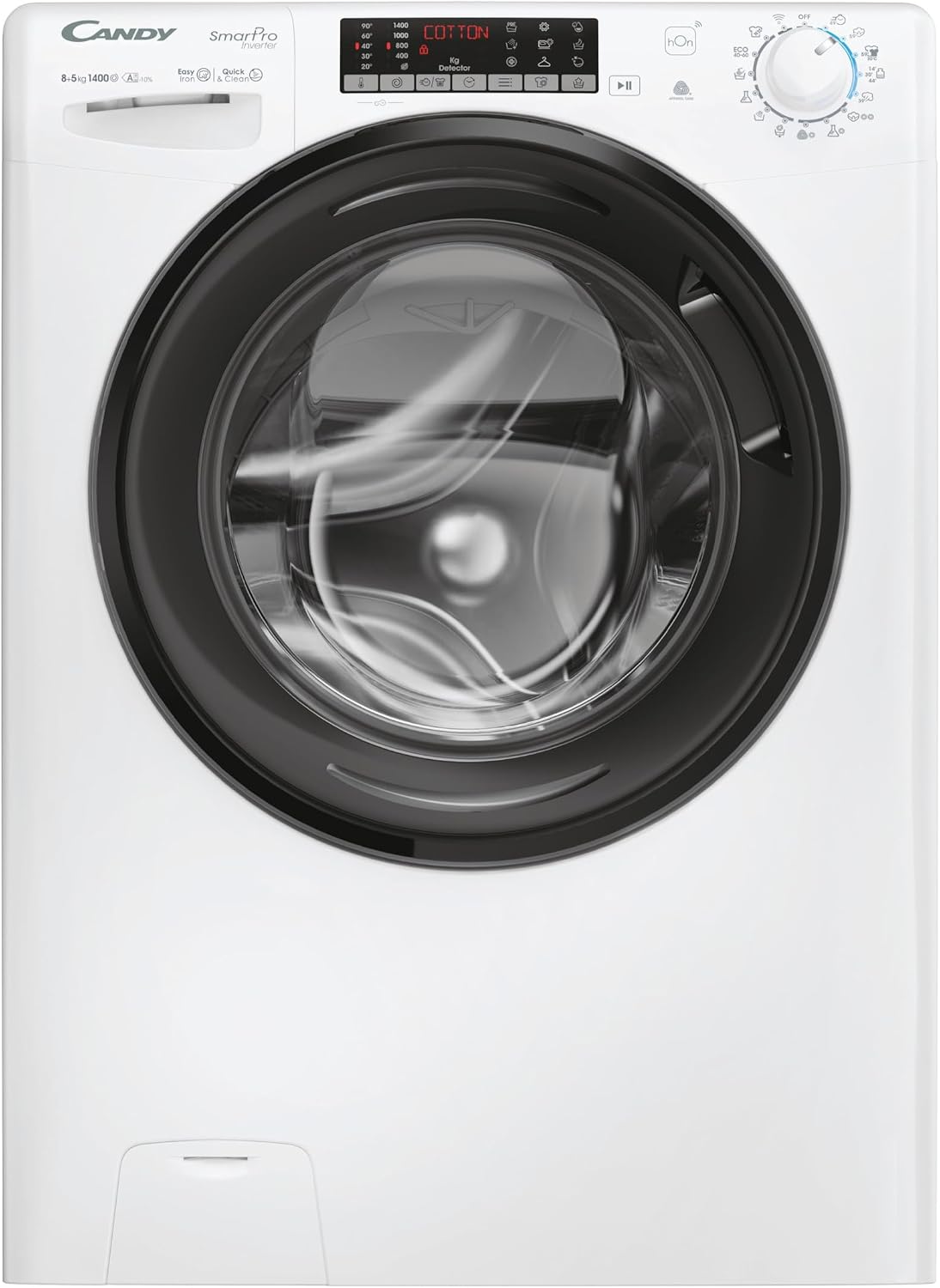 CANDY Sèche-linges à évacuation, 5 kg, 85x60x53, Blanc, Smart Pro Inverter Sèche-linge 8+, Autonome, 1400 tours