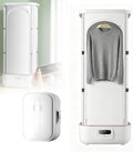 Sécheur défroisseur vapeur, 900 W, Gris, Électrique Pliable, Armoire à Vapeur avec Télécommande, Portable pour Vêtements