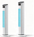 Climatiseurs portables GZHERVICES, 10 dB, 210x700 mm, PLA, Blanc, Ventilateur De Tour De Refroidissement Vertical Silencieux