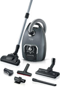 Bosch Aspirateurs traîneaux, Noir, BGL75X1PRQ Aspirateur avec Sac série 8, Personnes allergiques, Filtre hygiénique