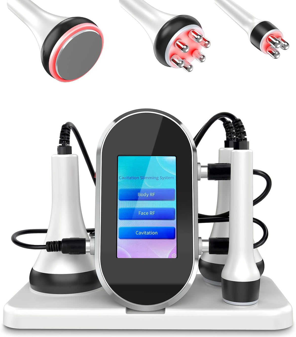 Qewher Amincissants et raffermissants, Noir, Cellulite 3 en 1 40K Cavitation et radiofréquence