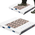 XNYXLPP Brosses à chaussures, 350*353*53 mm, 12 V, inférieur ou égal à 55 décibels, matériau polymère ABS, Blanc