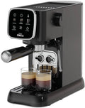 Arzum Okka Machines à expresso et cappuccino, Noir, Okka Espresso Solo OK0034-05 Machine à expresso semi-automatique /Chrome