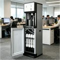 Distributeur fontaine à eau, Blanc, Eau Purificateur Vertical, Fontaine A Eau 4 Filtres Inclus, 3 Réglages De Température