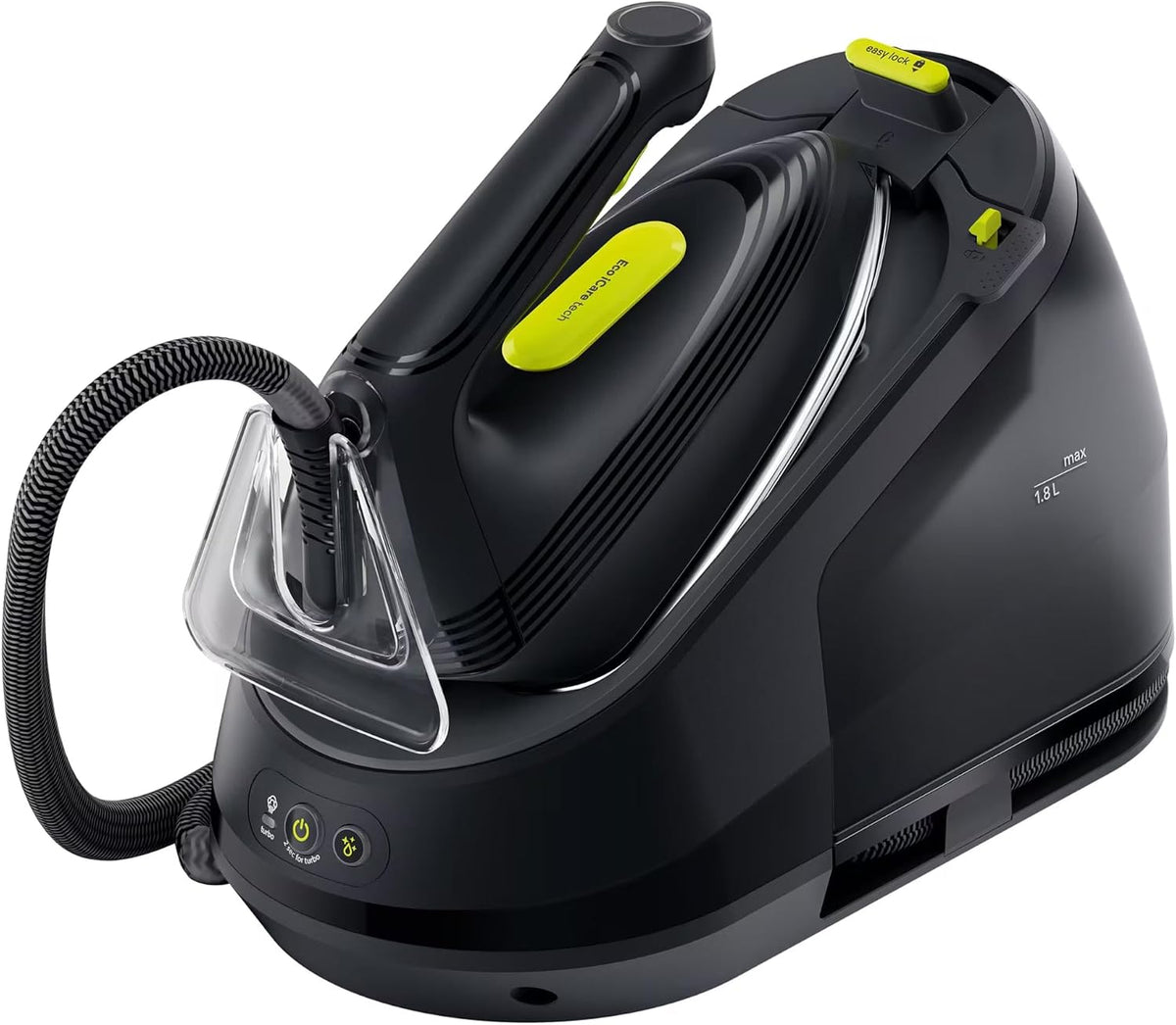 Braun centrale vapeur, 125 g, 1,8 l, 2200 W, Marron/Noir, CareStyle 3 IS3257BK avec technologie FreeGlide 3D