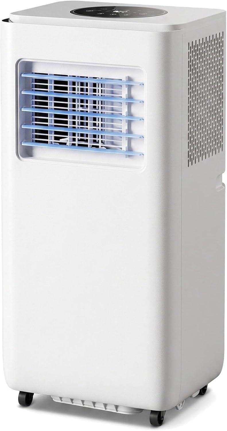 climatiseur portable Wuufake, 14000 BTU, 000 BTU, Blanc, Climatiseur Mobile avec Kit d´Installation, Basse Consommation
