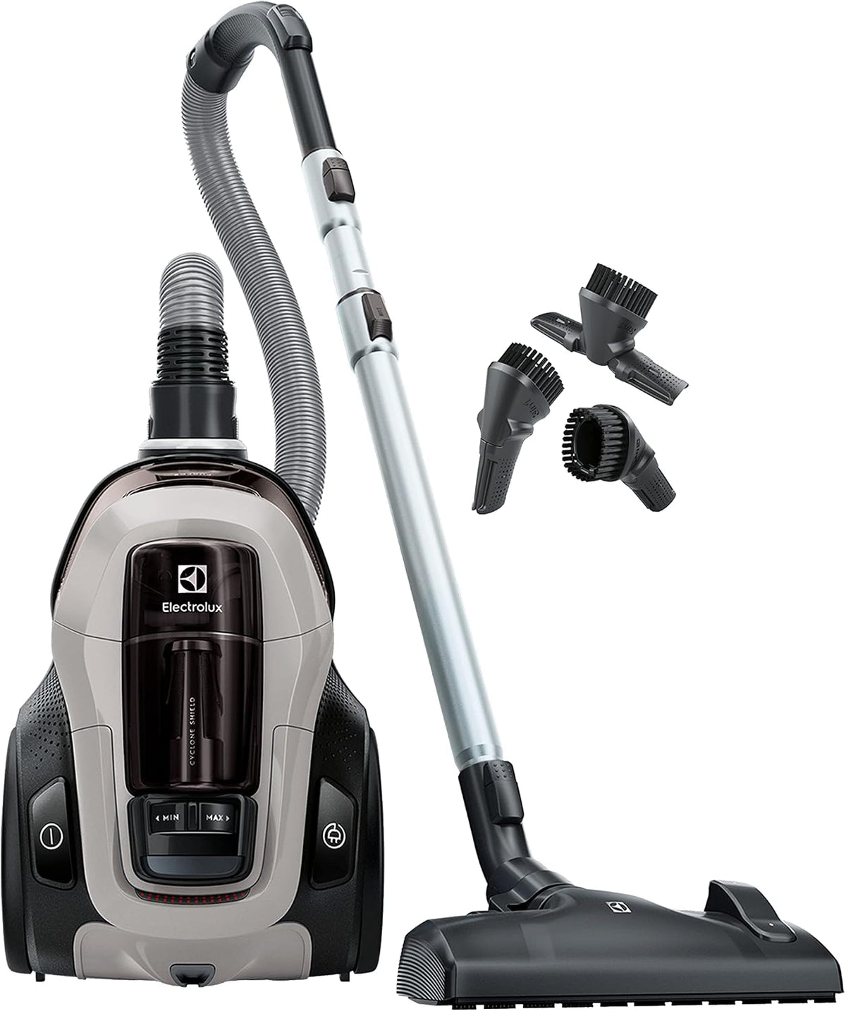 Electrolux Aspirateurs traîneaux, Gris, Aspirateur Traineau sans Sac, Aspiration Puissante, 7 étapes de Filtration