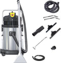 RETRIN canapé, 40 L (11 gallons), 40 L, Acier inoxydable, plastique, Noir, Aspirateur extracteur Tapis Pro