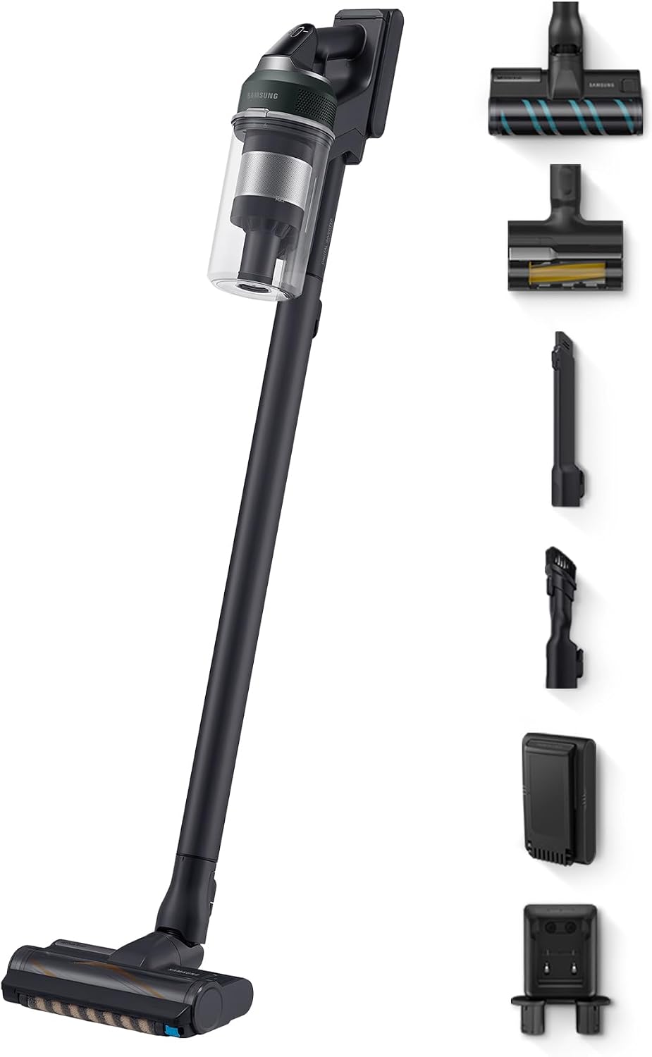 Samsung Aspirateurs balais et balais électriques, Noir, Jet 85 Pet 210AW Aspirateur sans Fil avec Brosse pour Animaux de Compagnie