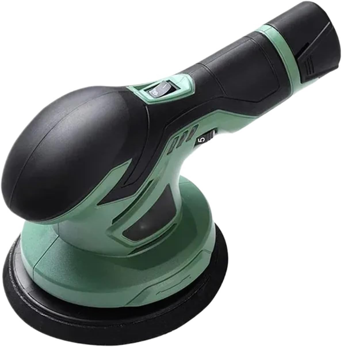 POAHNCU polisseuse, 145 mm x 130 mm, Vert, de voiture sans fil, Machine À Cirer Portable Sans Fil, Petite Polir Électrique For Sol De Voiture
