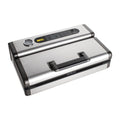 Buffalo Appareils de mise sous vide, 130 W, 300 mm, Noir/Argenté, Machine Sous Vide Portative, Noir et Acier Inoxydable