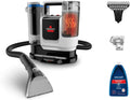 Bissell canapé, 1125 W, Gris, SpotClean ProHeat Advanced Shampouineuse 3924N, Compacte multi-surfaces, triple nettoyage pour taches tenaces