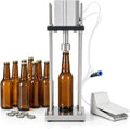 Machine Capsuleuses, 10 cm × 15 cm × 53 cm, 530 Mm, Noir, De Scellage Semi-automatique Pour Bouteilles En Verre