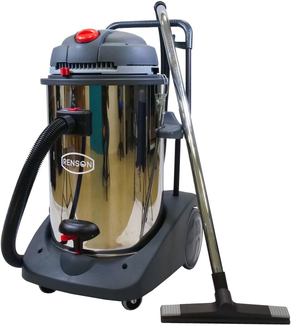 RENSON aspirateur eau et poussière, 78 L, Argenté, ASPIRATEUR I783 Eau&POUSSIÈRE CUVE INOX - 3 Moteurs