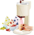 QXIWAOE sorbetière, 20 W, 220 (V), Noir, Machine à crème glacée molle, machine à crème glacée aux fruits pour la maison