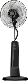BLACK+DECKER ventilateur sur pied, 75 W, Noir, - BXMF75E +, 3 vitesses, Écran digital, Oscillant, Télécommande