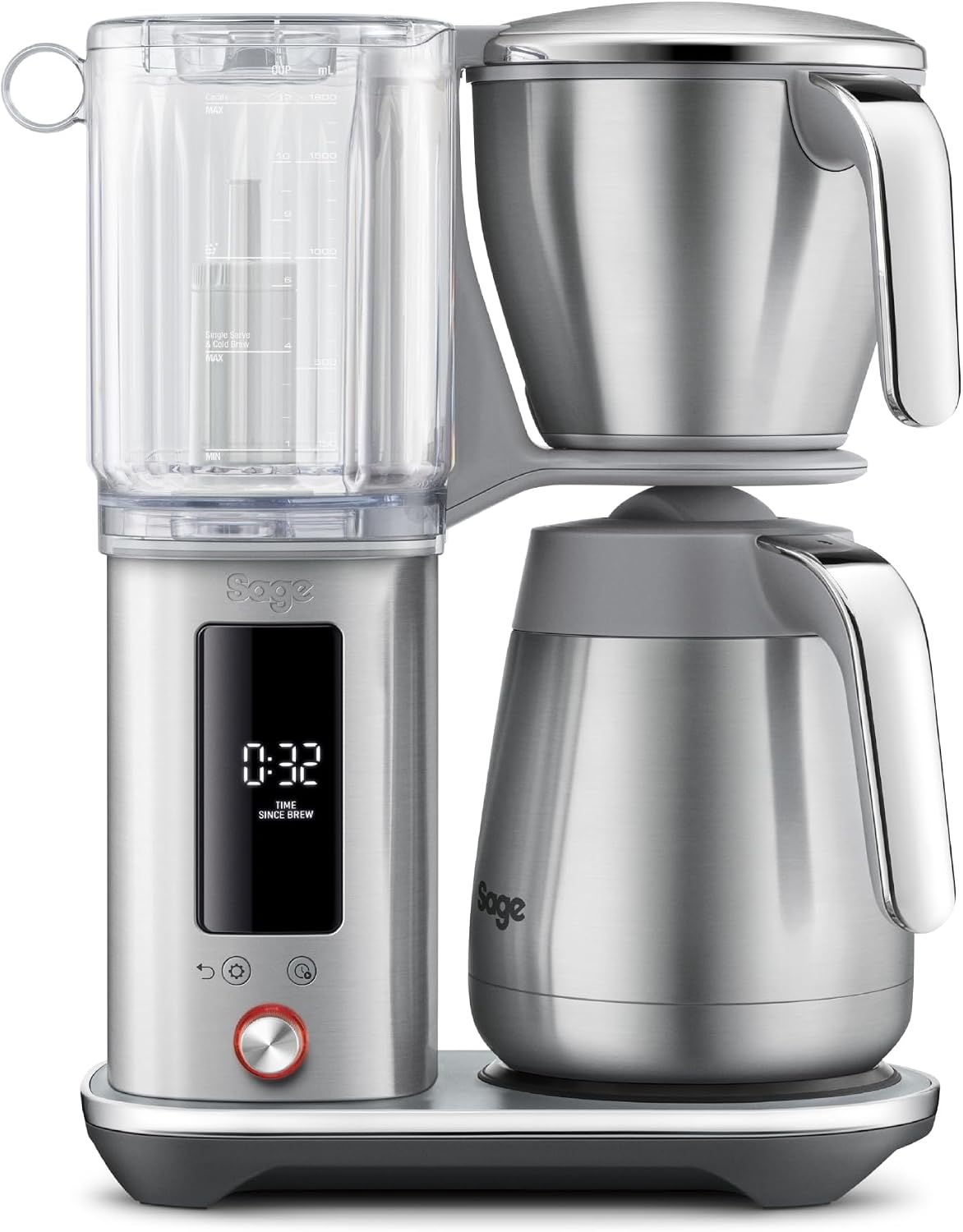 Sage machine à café, 1,77 L, Doré, The Luxe Brewer Thermal, Café Filtre Bouton, Standard SCA Gold, Café Filtre une Touche Standard SCA Gold Cup