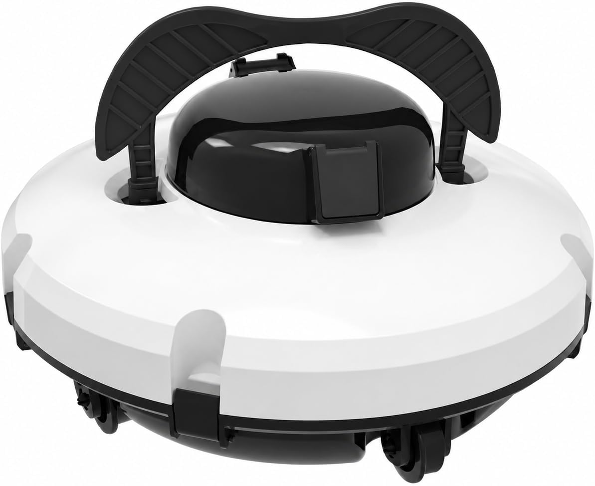 Robot Systèmes de nettoyage automatique, 860 m, Noir, nettoyeur de piscine sans fil, d'escalade automatique avec filtres ultra-fins