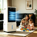 climatiseur portable Climatiseur, 12 L, Blanc, Mobile -Amélioré, Rafraîchisseur d'Air avec Télécommande, Minuterie 1-12h