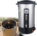 GESAIDES distributeur d'eau chaude, 360 x 360 x 560 mm/360 x 360 x 630 mm, 30 L/35 L, 2500 W, 110 V/220 V, 30 L, acier inoxydable 304, Argenté