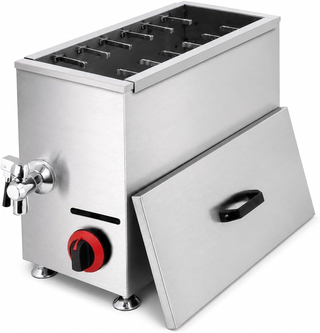 Friteuse Appareils à hot dog, 21 L, idéal pour différents besoins de cuisson., 21 L, Noir, commerciale pour chien de maïs